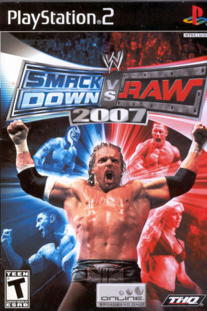 wwe smackdown vs raw 2007 clean cover art